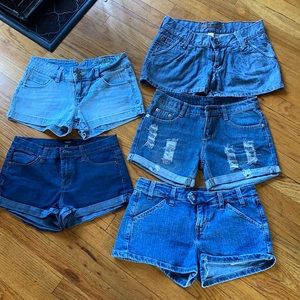 11 pairs of shorts. Sizes range from size 2-5. All in excellent condition
